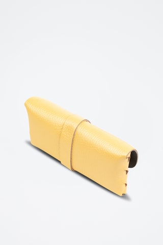 Pochete de couro - Amarelo-claro