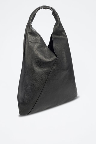 Mala de ombro Agnana - Preto - Preto e dourado