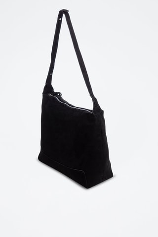 Mala de ombro em couro Atella - Preto - Preto