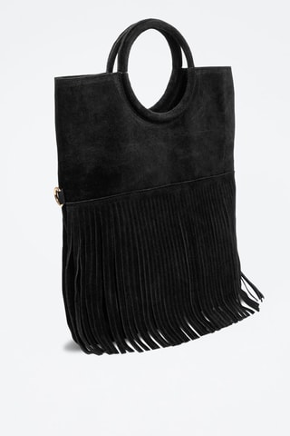 Mala em nobuck Amendolara Preto - Preto