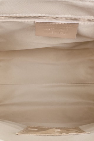 Mala em couro - Bege e dourado - Bege
