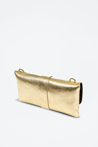 Mala a tiracolo em couro Amaseno - Dourado - Dourado