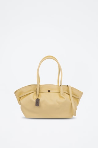 Mala shopper em couro Bema - Amarelo