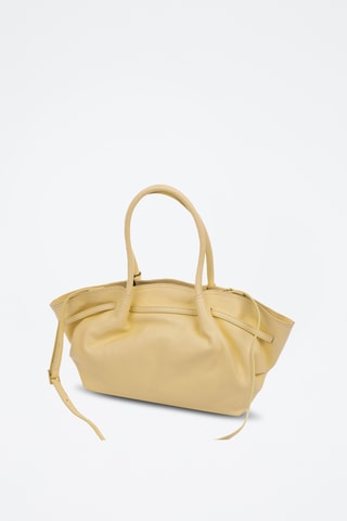 Mala shopper em couro Bema - Amarelo