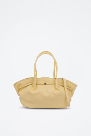 Mala shopper em couro Bema - Amarelo
