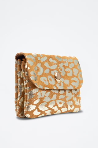 Porta-moedas em couro - Camel