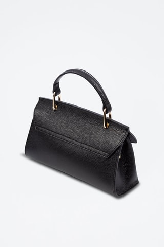 Mala de couro Balestrino - Preto - Preto e dourado