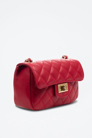 Mala a tiracolo de couro Arcola Vermelho - Vermelho