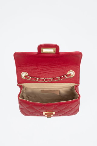 Mala a tiracolo de couro Arcola Vermelho - Vermelho