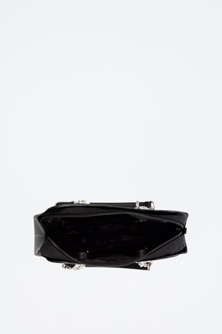 Sac porté épaule et pochette Libelulla - Noir et argenté