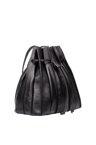 Mala bucket em couro Preto - Preto