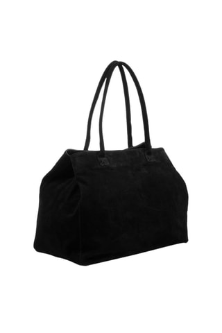 Mala shopper de nobuck Preto - Firenze Artegiani - Preto