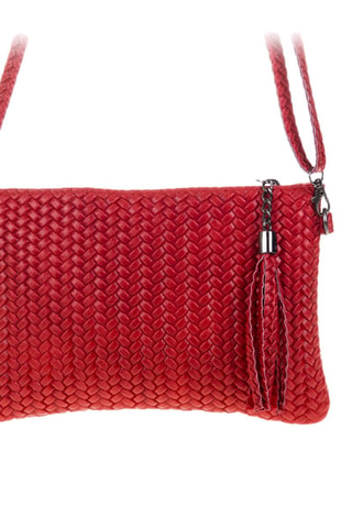 Mala a tiracolo em couro Vermelho - Firenze Artegiani - Vermelho