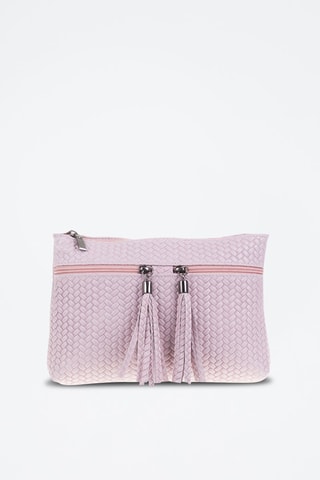 Mala a tiracolo em couro Rosa - Firenze Artegiani - Rosa-claro
