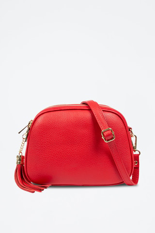 Mala a tiracolo em couro Vermelho - Firenze Artegiani - Vermelho