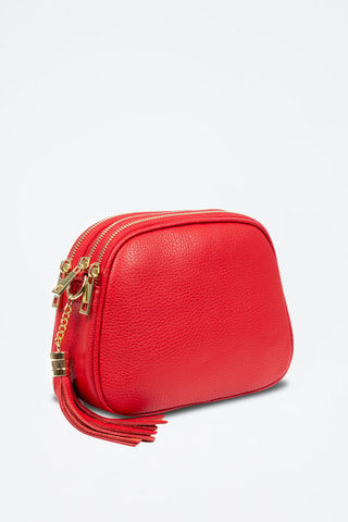 Mala a tiracolo em couro Vermelho - Firenze Artegiani - Vermelho