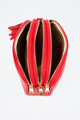 Mala a tiracolo em couro Vermelho - Firenze Artegiani - Vermelho