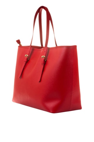Mala shopper de couro Vermelho - Vermelho