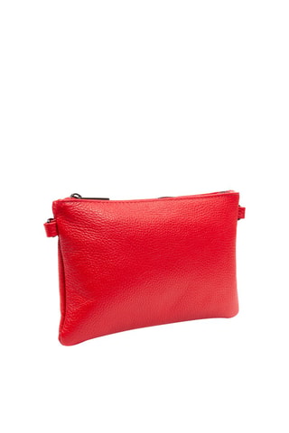 Mala a tiracolo em couro Vermelho - Firenze Artegiani - Vermelho