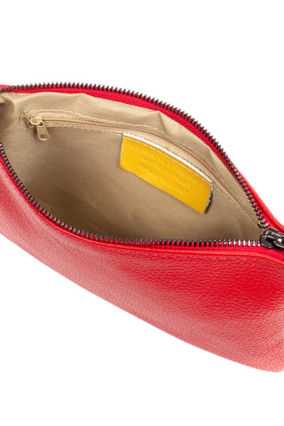 Mala a tiracolo em couro Vermelho - Firenze Artegiani - Vermelho