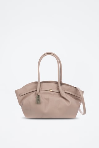 Mala shopper em couro Bema - Rosa