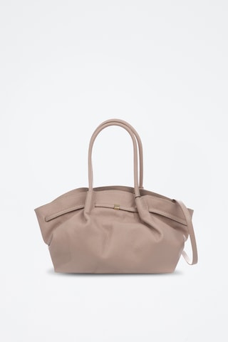 Mala shopper em couro Bema - Rosa