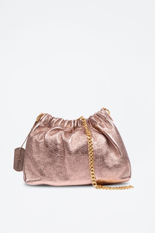 Mala a tiracolo de couro Ascea - Dourado - Dourado