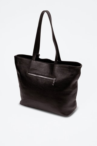 Mala shopper em couro Artogne - Preto - Preto