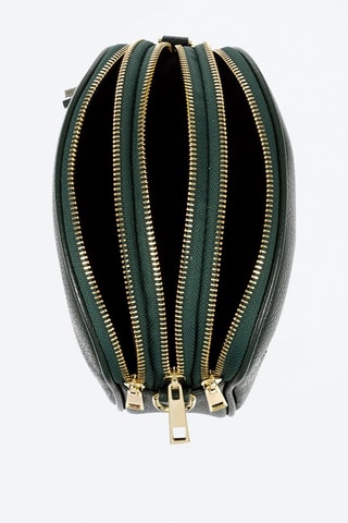 Mala a tiracolo de couro Verde-escuro - Firenze Artegiani - Verde-escuro