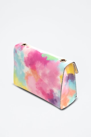 Sac bandoulière - Vert et rose