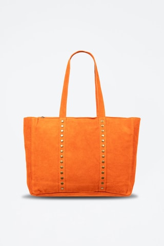 Mala shopper em couro Alonte - Laranja - Laranja