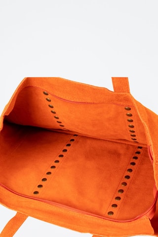 Mala shopper em couro Alonte - Laranja - Laranja