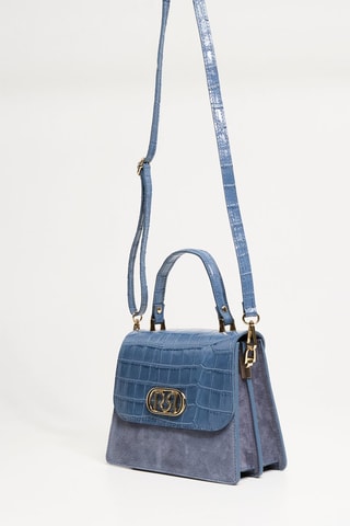 Sac à main en cuir - Bleu