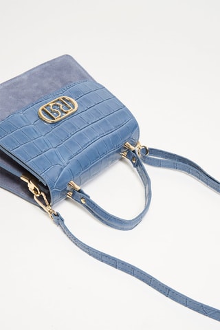Sac à main en cuir - Bleu