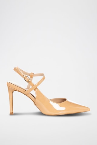 Escarpins vernis - Beige