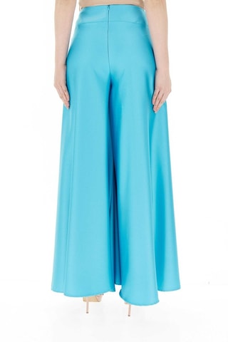 Pantalon taille haute - Turquoise