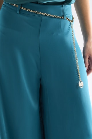 Pantalon taille haute - Vert