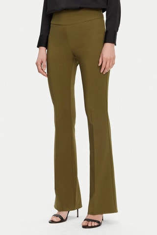 Pantalon taille haute - Kaki