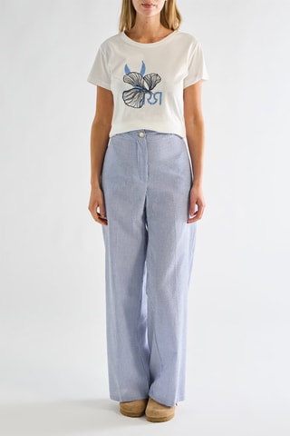 Pantalon - Ciel et bleu marine