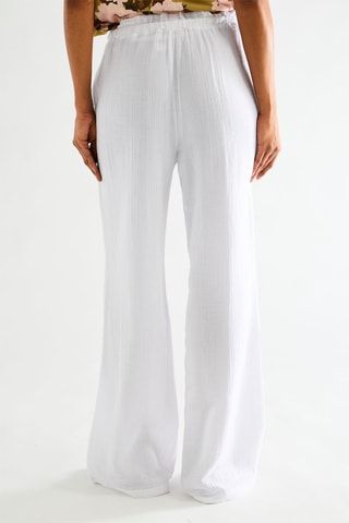 Pantalon taille haute - Blanc