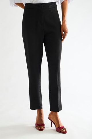 Pantalon taille haute - Noir
