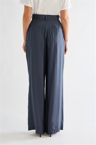 Pantalon taille haute - Bleu foncé