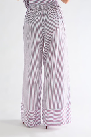 Pantalon taille haute - Bordeaux