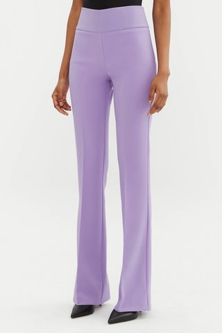 Pantalon taille haute - Mauve