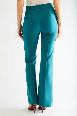 Pantalon taille haute - Vert