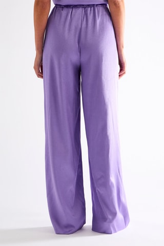 Pantalon taille haute - Violet
