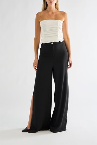 Pantalon taille haute - Noir