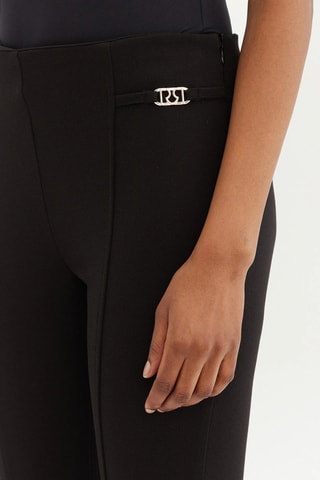 Pantalon taille haute - noir
