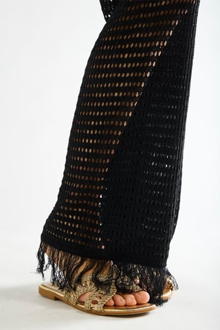 Pantalon taille haute - Noir