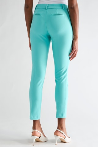 Pantalon cigarette - Turquoise